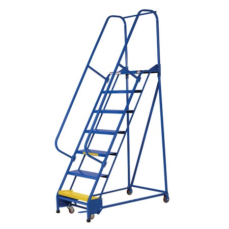 Vestil 100 H Steel PW Ladder, Perforated, 7 Step, 7 in Steps LAD-PW-26-7-P